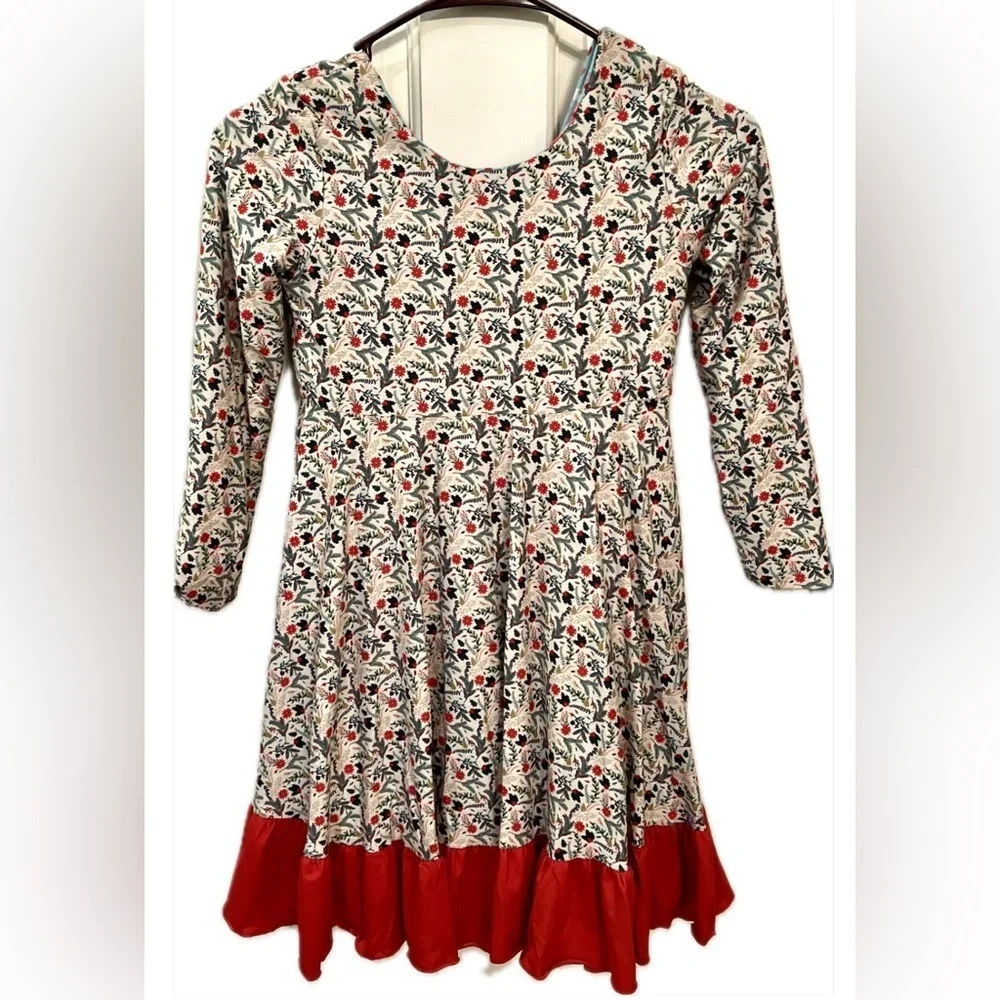 Evie's Closet Reversible Holiday Christmas Valentines Dress - Size 7